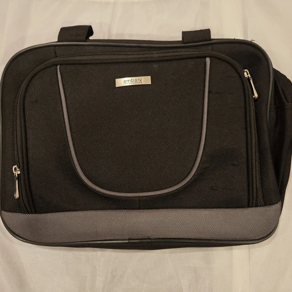 Embark Black and Gray Bag